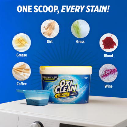 OxiClean Versatile Stain Remover Powder for Household, Laundry, Carpet, and Upholstery - Colour Safe, Chlorine Bleach Free, 3.27 kg 🍁 All In One Marketplace Canada