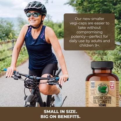 Pure Lab Vitamins Magnesium Glycinate 165mg – 120 vegicaps - Supports Muscle Function 🍁 All In One Marketplace Canada