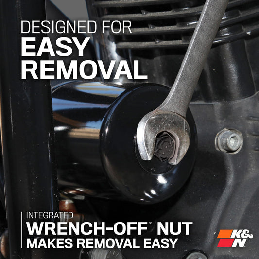 K&N Motorcycle Oil Filter: High Performance, Premium, Designed to be used with Synthetic or Conventional Oils: Fits Select Harely Davidson, Buell Motorcycles, KN-171C 🍁 All In One Marketplace Canada