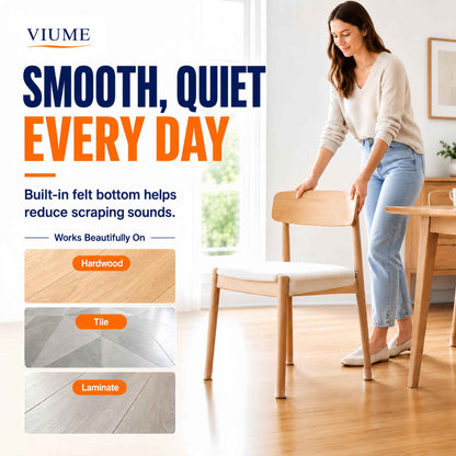 32 Pcs Chair Leg Floor Protectors for Hardwood Floors Silicone Covers to Protect Wood Tile Floors Felt Pads Furniture Leg Caps Anti-Scratch Reduce Noise (Fit:1.3"-2") 🍁 All In One Marketplace Canada