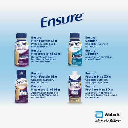 Ensure Plus Calories, Nutritional Supplement Shake Value Pack, To Help With Healthy Weight Gain Or Maintenance, Strawberry, 24 x 235-mL Bottles 🍁 All In One Marketplace Canada