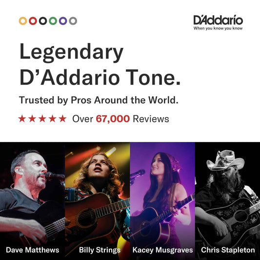D'Addario EJ17 Phosphor Bronze Acoustic Guitars Strings 3 Pack - Medium 13-56 🍁 All In One Marketplace Canada
