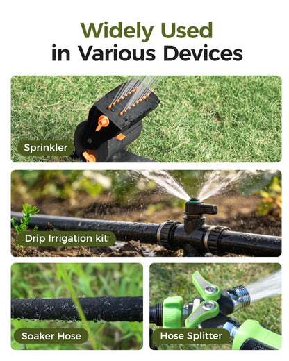 Diivoo Water Sprinkler Timer with Brass Inlet & Outlet, Irrigation Hose Timer with Weekly and Daily Frequency Irrigation, Rain Delay and Manual Watering for Lawns and Gardens 🍁 All In One Marketplace Canada