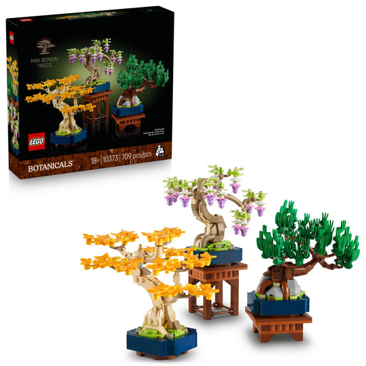 LEGO Botanicals Mini Bonsai Trees Building Set - Artificial Bonsai Tree Building Blocks for Adults, Ages 18+ - DIY Home and Office Decor for Men and Women - Gift for Birthday or Anniversary - 10373 🍁 All In One Marketplace Canada