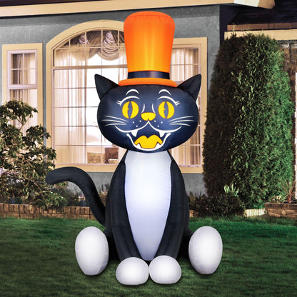 Occasions Halloween 5 Foot Inflatable Black Cat with Top Hat