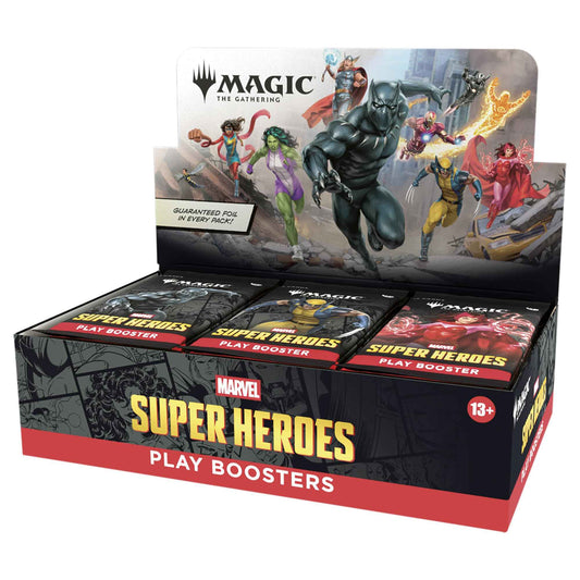 Magic: The Gathering | Marvel Super Heroes Play Booster Box | 30 Packs | Collectible Trading Card Game 🍁 All In One Marketplace Canada
