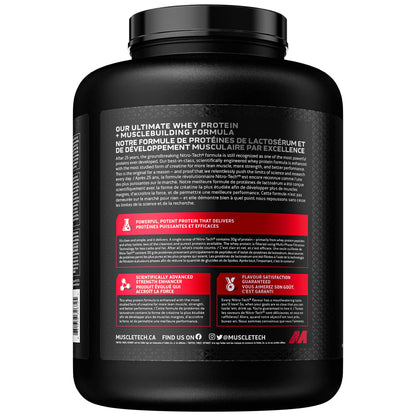 Muscletech Whey Protein Powder - Nitro-Tech Ultimate Muscle Building Formula with Whey Protein Isolate & Peptides - 30g of Protein, 3g of Creatine & 6.8g of BCAA - Milk Chocolate, 5 Pound (Pack of 1) 🍁 All In One Marketplace Canada