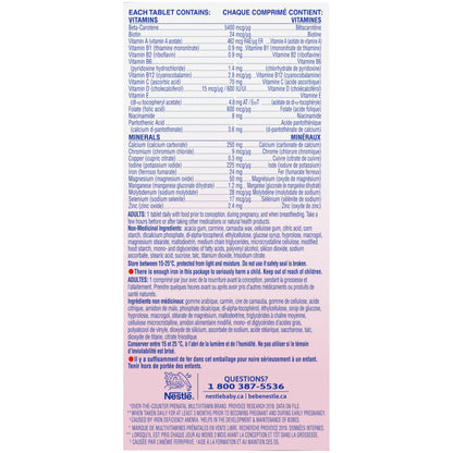 NESTLÉ Materna Prenatal Multivitamin Supplement | Folic Acid | 100 Tablets 🍁 All In One Marketplace Canada