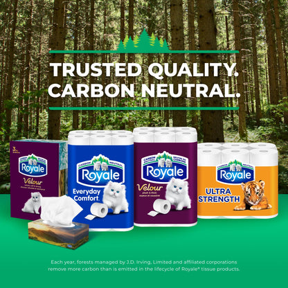 Royale 3-Ply Strong Toilet Paper, 48 Equal 96 Rolls, 165 Bathroom Tissues per roll 🍁 All In One Marketplace Canada