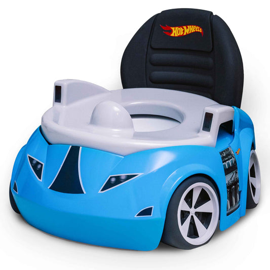 Hot Wheels Blue Race Car Potty Training Toilet, Includes Detachable Toddler Toilet Seat and Kids Potty, Ages 12 Months and Up 🍁 All In One Marketplace Canada