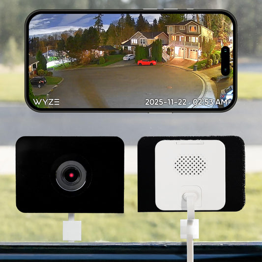 Wyze Window Camera, WiFi Indoor HD Home Security Camera, Upgraded Color Night Vision, Anti-Glare, AI-Powered Motion Detection, Easy & Quick Setup, 24/7 Recording, Works w/Alexa & Google 🍁 All In One Marketplace Canada