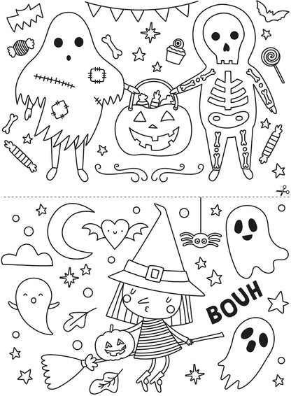 Dessiner sur les vitres - Halloween