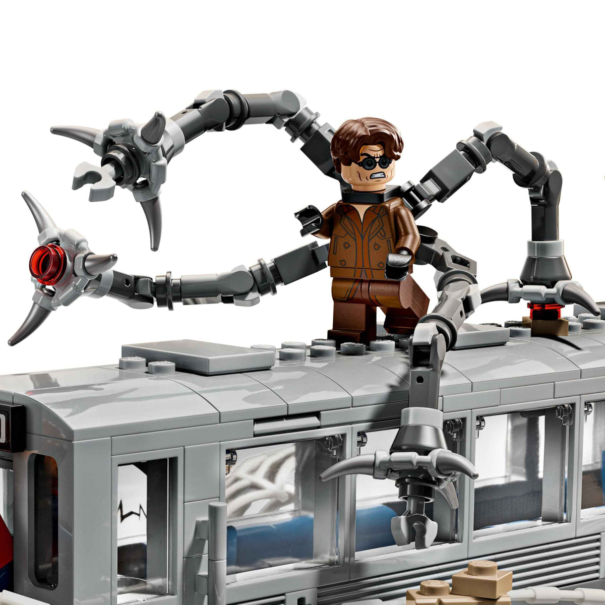 LEGO Marvel Spider-Man vs. Doc Ock Subway Train Scene - Action Figures Kids Toy - Spider-Man Building Toy for Boys & Girls, Ages 9+ - Marvel Collectible with 4 Minifigures - Birthday Gift Idea- 76321 🍁 All In One Marketplace Canada