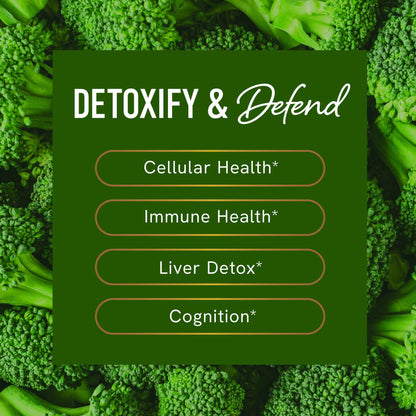 Sulforaphane Supplement from Broccoli Sprouts | 405mg Complex | NRF2 Activation With Glucoraphanin, Broccoli Seed Extract, & Mustard Seed | Supports Cellular Health with Antioxidants | 60 Capsules 🍁 All In One Marketplace Canada