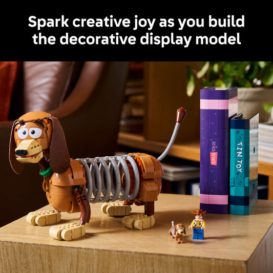 LEGO Disney and Pixar Toy Story Slinky Dog Bookends - Building Set for Adults, Ages 18+ - Disney Gifts for Fans - Bedroom, Shelf or Office Decor - 43301 🍁 All In One Marketplace Canada