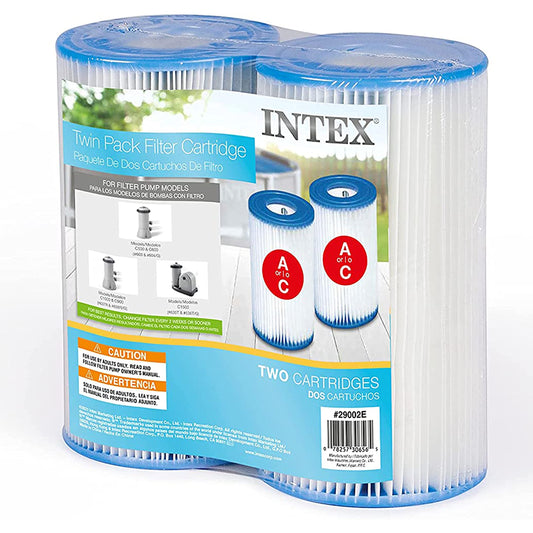 INTEX 29002E Type A Pool Filter Cartridge: for INTEX Filter Pumps – Easy-to-Clean – Dacron Paper – Efficient Filtration – Two Pack 🍁 All In One Marketplace Canada