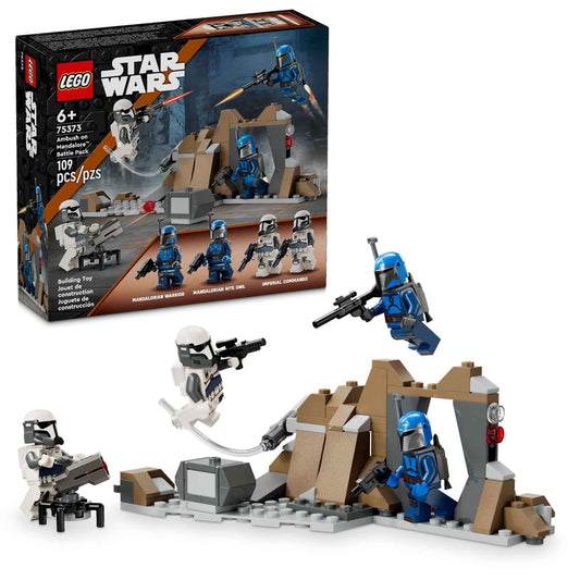 LEGO Star Wars: The Mandalorian Ambush on Mandalore Battle Pack, Building Toy with 4 Star Wars Minifigures, Collectible Brick Built Playset, Star Wars Gift Idea for Boys and Girls Ages 6 and Up, 75373 🍁 All In One Marketplace Canada