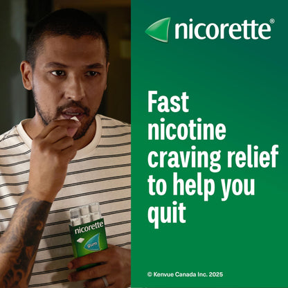 Nicorette 4mg Nicotine Gum, Mint – Quit Smoking Aid with Fast Craving and Withdrawal Relief, Nicotine Replacement Therapy (NRT), Teeth Whitening, 210 Pieces (Value Size) 🍁 All In One Marketplace Canada