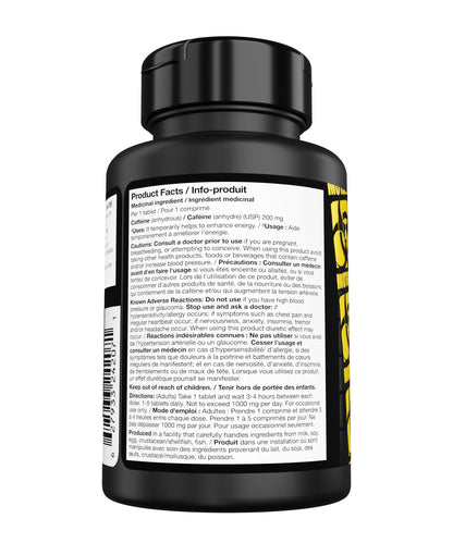Mutant Caffeine - Maximum strength - 200mg caffeine equivalent - 240 tablets 🍁 All In One Marketplace Canada