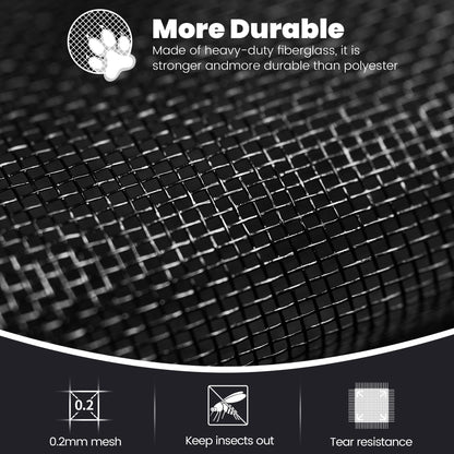 Magnetic Screen Door 34"W x 82"H, Fits Door Size to 32"W x 80"H, Heavy Duty Fiberglass Moustiquaire Magnétique, Screen Mesh with Automatic Block Closure, Walk Through Easily for Kids Pets 🍁 All In One Marketplace Canada