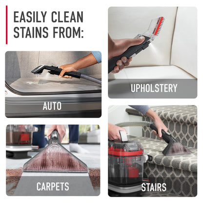 Hoover CleanSlate FH14000V Portable Carpet and Upholstery Spot Cleaner Machine with Dual Tank Technology, 40 oz Capacity, 7 Inch WidePath Tool, Pet Stain Remover, Red 🍁 All In One Marketplace Canada
