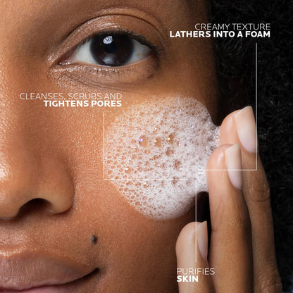 La Roche-Posay Effaclar Daily FOAMING CREAM CLEANSER for Face For Oily to Combination Skin with SALICYLIC ACID and GLYCERIN Sebum and pore minimizer. Paraben-Free, Oil-Free, Alcohol-Free, Non Comedogenic, 125ML 🍁 All In One Marketplace Canada