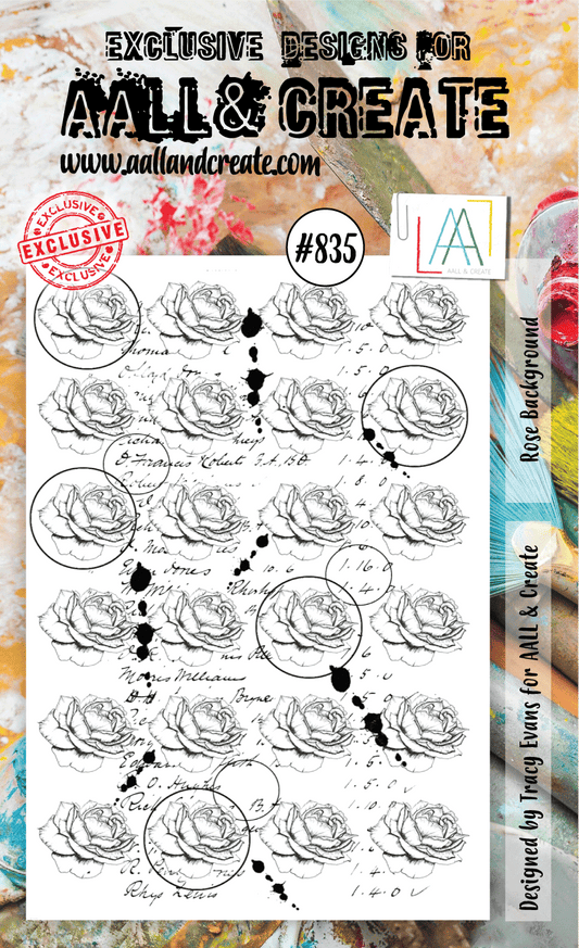 AALL and Create Stamp Set - 835 - Rose Background