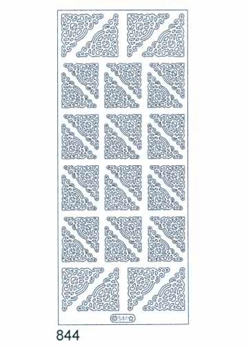 Deco Stickers - Swirl Corners