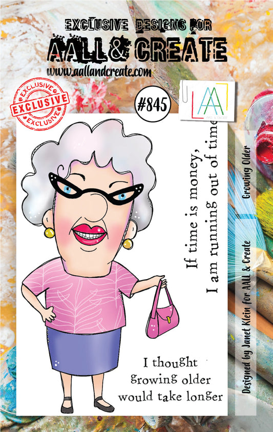 AALL and Create Stamp Set - 845 - Growing Older
