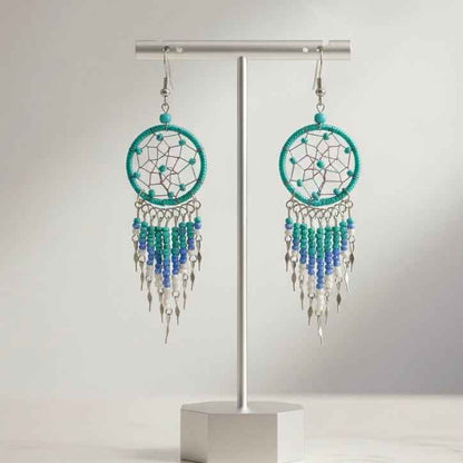 Turquoise Dreamcatcher Dangles