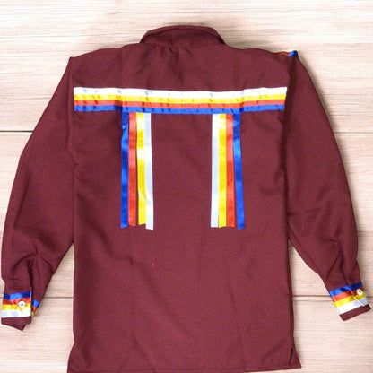 Maroon Youth Ribbon shirt
