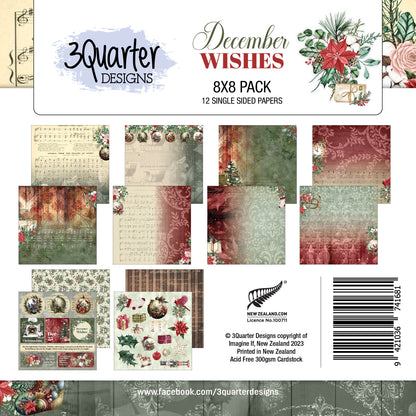 December Wishes 8x8 Pack