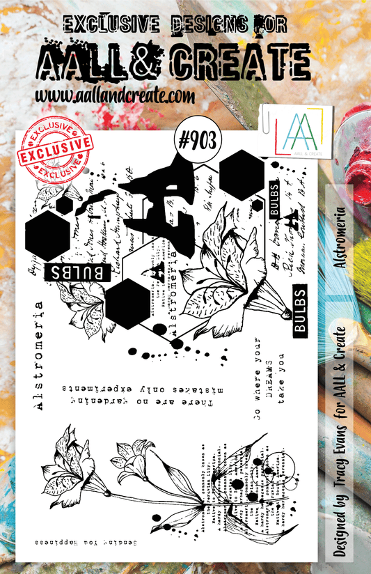 AALL and Create Stamp Set -903 - Alstromeria