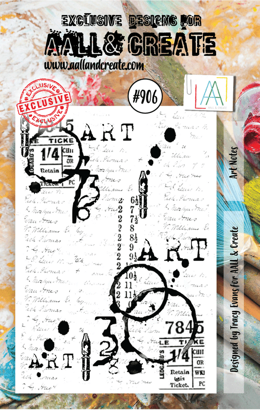 AALL and Create Stamp Set -906 - Art Notes