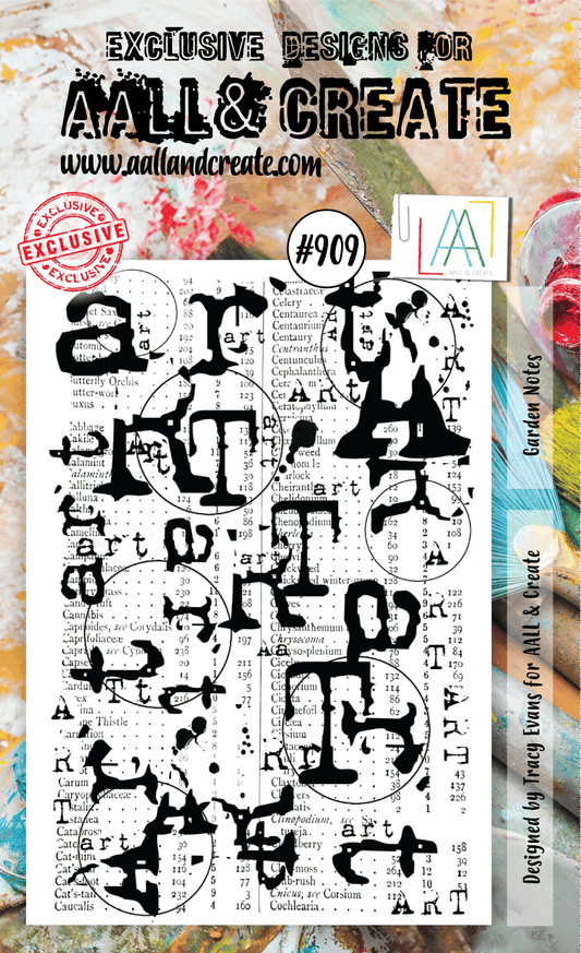 AALL and Create Stamp Set -909 - Garden Notes