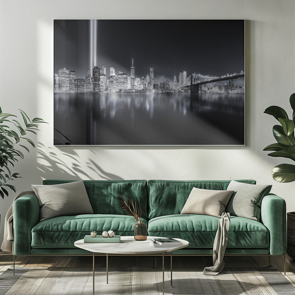 Wall art Unforgettable 9-11. Manhattan