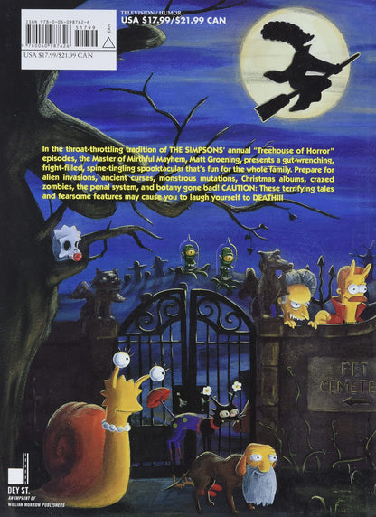 Bart Simpson's Treehouse of Horror Heebie-Jeebie Hullabaloo: The Essential Companion with Halloween Comics, Spooky Tips, and Springfield Fun