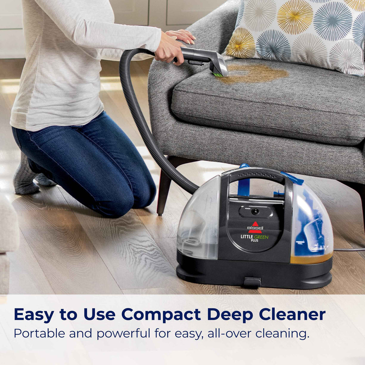 BISSELL - Portable Carpet Cleaner - Little Green Carpet & Upholstery Machine - 48oz Capacity with Stain Brush and self-Cleaning Hydro-Rinse Tool for Home and Automotive use 🍁 All In One Marketplace Canada
