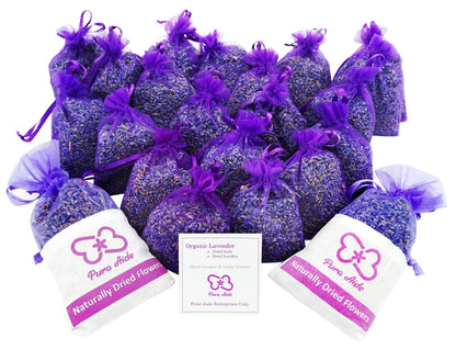 Pura Aide Lavender Sachets Pre-Filled for Refreshing Drawers Closets Dressers Shoe Boxes Wedding Toss Home Fragrance Fresh Scents (Pack of 22) 🍁 All In One Marketplace Canada