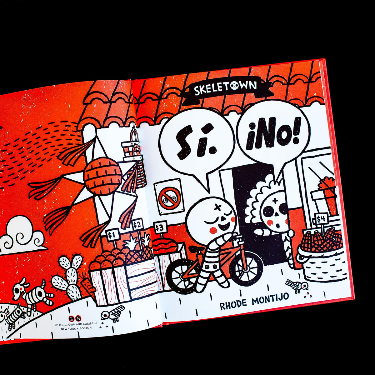 Skeletown: Sí. ¡No!: A Funny Friendship Story for Dia De Los Muertos And Halloween―for English or Spanish-Speaking Kids Ages 4-8