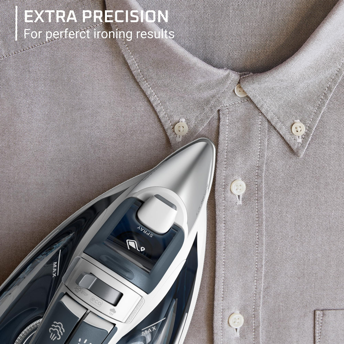 Rowenta Focus Excel Steam Iron for Clothes, Anti-Drip Protection, Iron Steamer for Clothes, 1725 Watts, DW5280, Grey 🍁 All In One Marketplace Canada