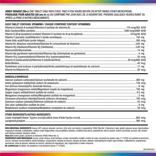 Centrum Women 50 Plus Multivitamins/Minerals Supplement for Women 50+, 90 Tablets (Packaging May Vary) 🍁 All In One Marketplace Canada