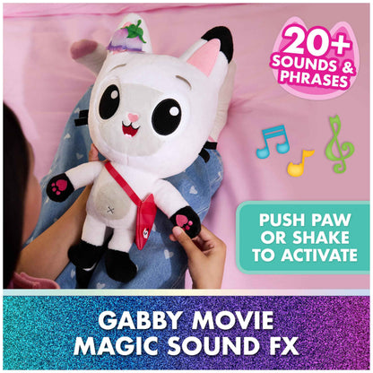 Gabby's Dollhouse: The Movie, Meow-Mazing Interactive Pandy Paws Plush Toy with 3 Accessories & Removable Bag, Kids Toys for Girls & Boys Ages 3 and Up 🍁 All In One Marketplace Canada