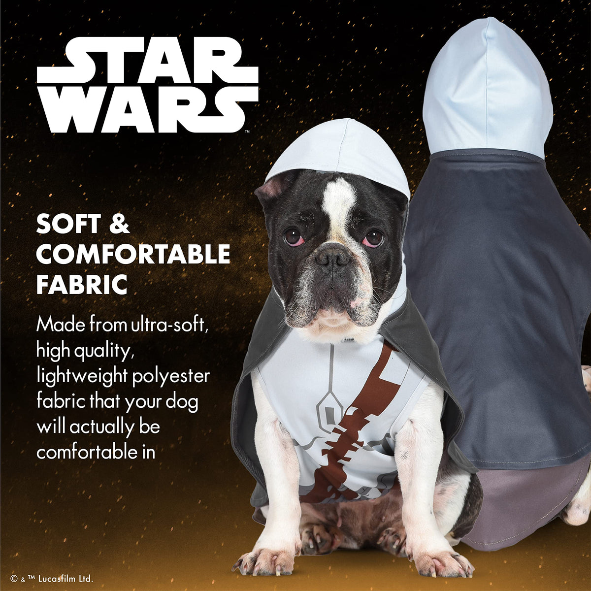 Star Wars for Pets The Mandalorian Dog Costume, Extra Extra Large