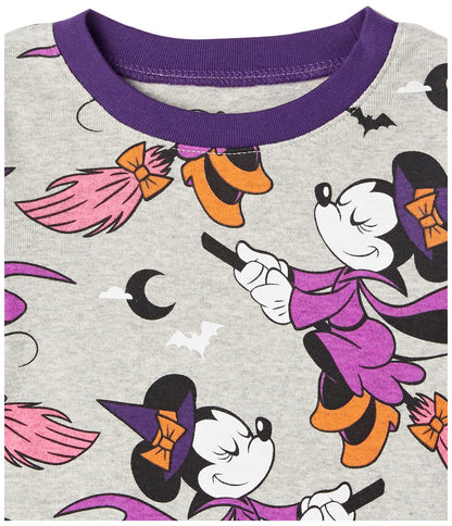 Disney | Marvel | Star Wars Girls' Pajama Set, Minnie/Halloween, 10