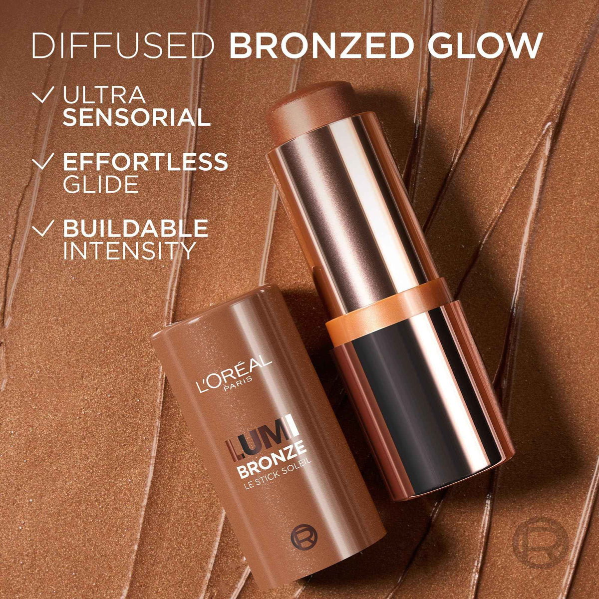 L'Oreal Paris Lumi Bronze Le Stick Soleil Bronzer Stick, Cream-To-Powder Bronzer For A Sunkissed Face Makeup Glow, 120 Copper Bronzette 🍁 All In One Marketplace Canada