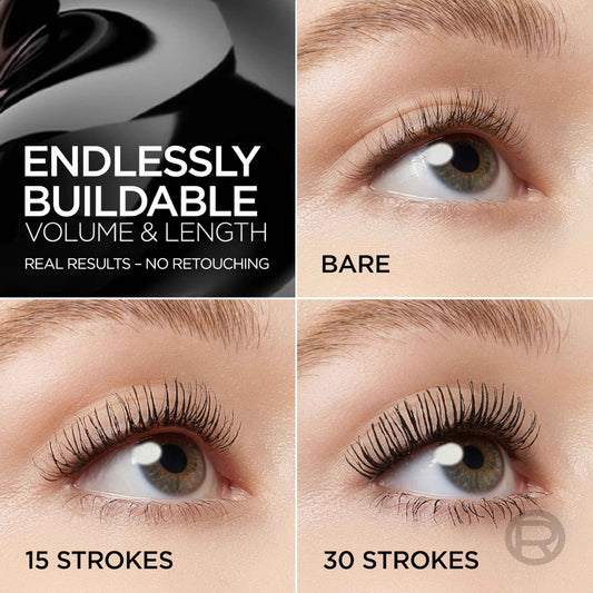 L'Oréal Paris Paradise Big Deal Volumizing Mascara, Buildable & Lengthening & Volume Mascara, No Clumps, Lightweight, Blackest Black 10.9 ml (pack of 1) 🍁 All In One Marketplace Canada