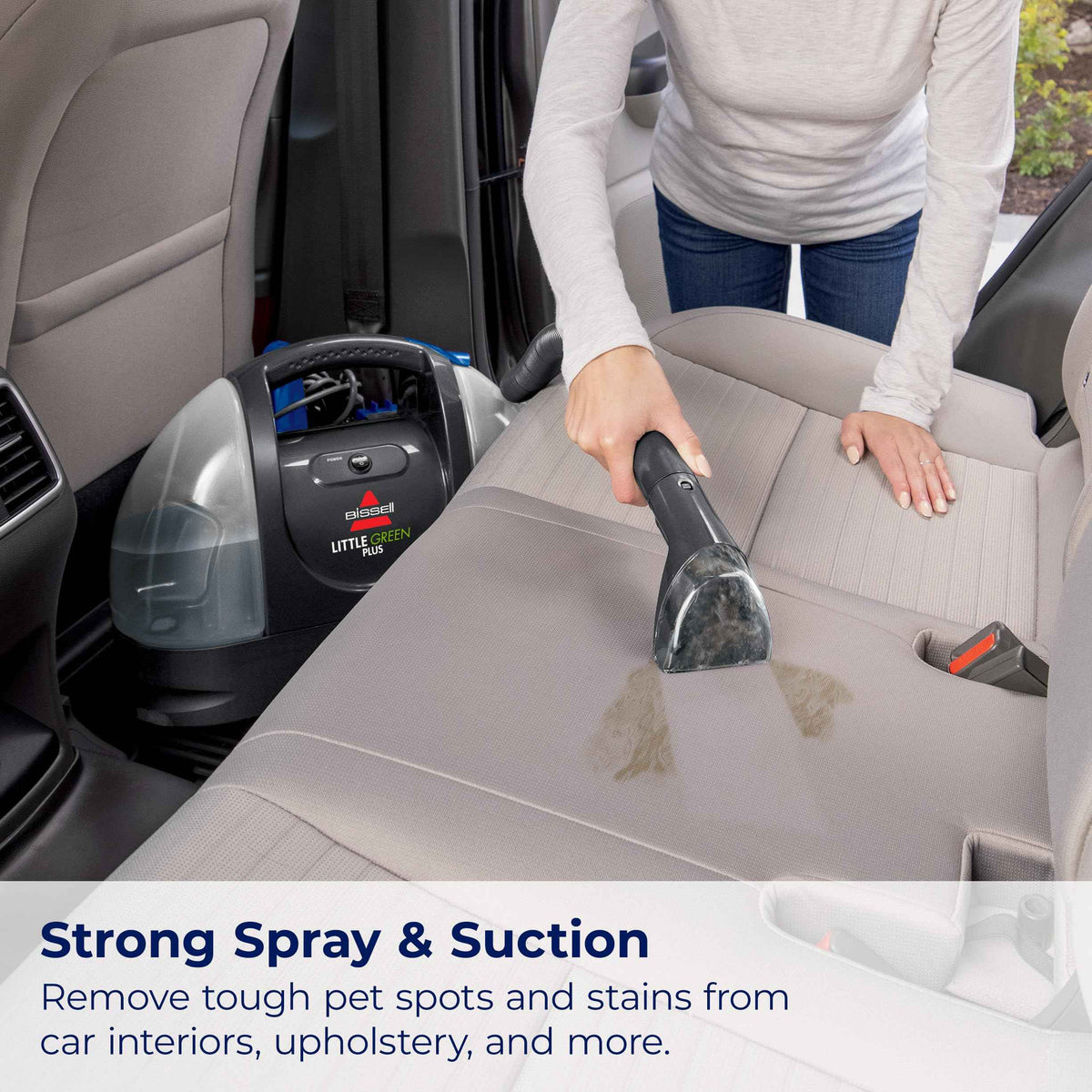 BISSELL - Portable Carpet Cleaner - Little Green Carpet & Upholstery Machine - 48oz Capacity with Stain Brush and self-Cleaning Hydro-Rinse Tool for Home and Automotive use 🍁 All In One Marketplace Canada