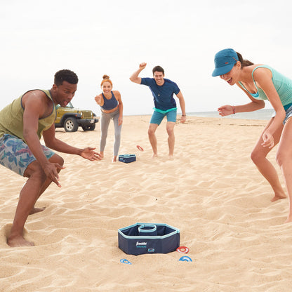 Franklin Sports Washer Toss - 6 Washers and 2 Collapsible Targets - Beach or Camping Outdoor Lawn Game - Official Size Washer Set 🍁 All In One Marketplace Canada