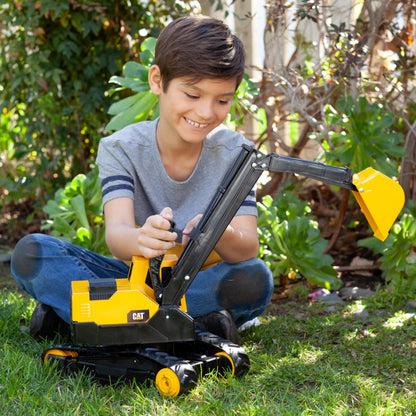Cat Construction Toys, Steel Excavator 20" - Real Steel Body, Working Metal Bucket & Treads, Ergonomic Handles, Heavy-Duty Construction Vehicle for Indoor/Outdoor Play, Kids Ages 3 + 🍁 All In One Marketplace Canada